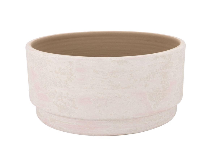 <h4>Romy Ecru Bowl Round 35x15cm</h4>
