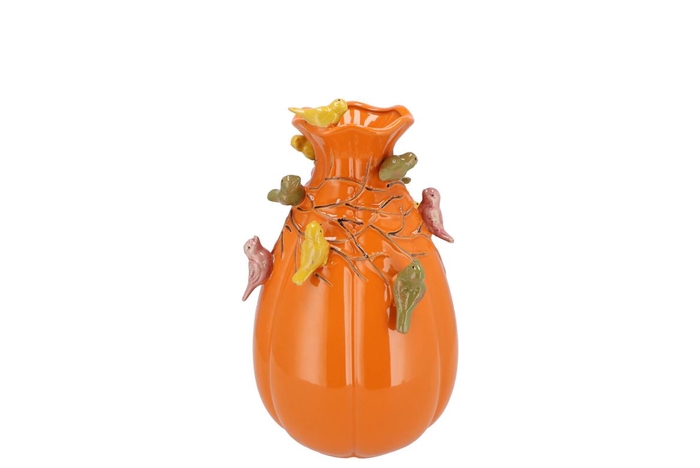 <h4>Bird Vase Cognac 12x12x15cm Nm</h4>