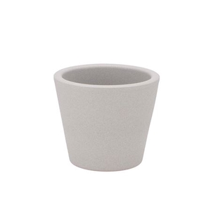 Vinci Matt Grey Container Pot 12x10cm