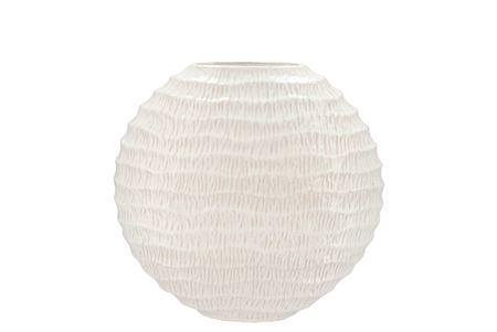 <h4>Lima White Vase Oval 31x12x30cm Nm</h4>