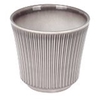 Pot Delphi ceramic Ø12xH11cm warm gray glossy