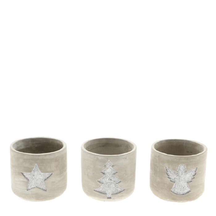 <h4>Xmas pot d13*12cm ass.</h4>