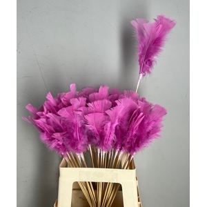 Stick Feather Lilac 14cm