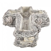 Mandwerk Twijg planter kruis 40*28*8cm