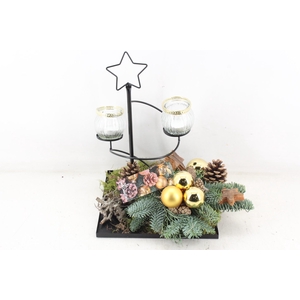 arr5 Kerst MB - Zink 4kant std. 2wax gold