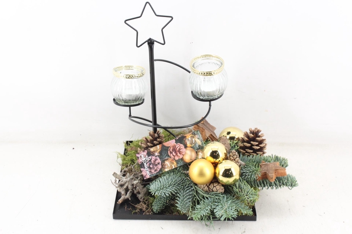 <h4>arr5 Kerst MB - Zink 4kant std. 2wax gold</h4>