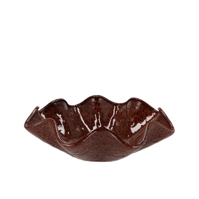 <h4>Annecy Brown Bowl 35x35x11cm</h4>