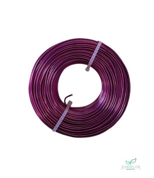 ALUMINIUM WIRE 2MM PINK 60M 500GR