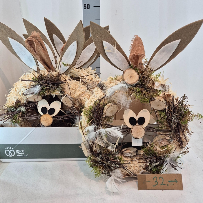 <h4>Paas Krans met oren</h4>