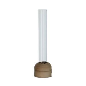 Glas Buis+voet d02*15cm