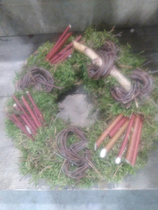 <h4>KRANZ 02 MOOS-CORNUS 25CM</h4>