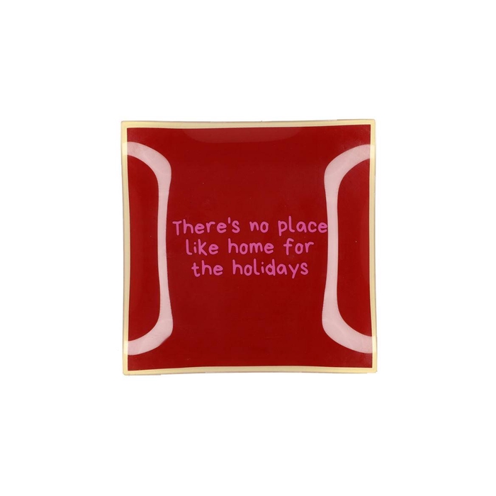 <h4>Plate Square Thers No Place 18x18x2cm</h4>