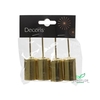 CANDLE HOLDER METALGOLD D2,3CM X H9,2CM 4PCS