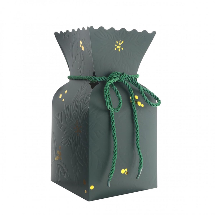 <h4>Kerst Boeketvaas Gloria 13*26cm</h4>