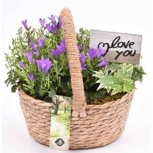 Jute hengselmand 18x14cm