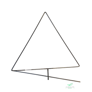 METAL FRAME DRIEHOEK 80X80X80 OP STAAF 180CM