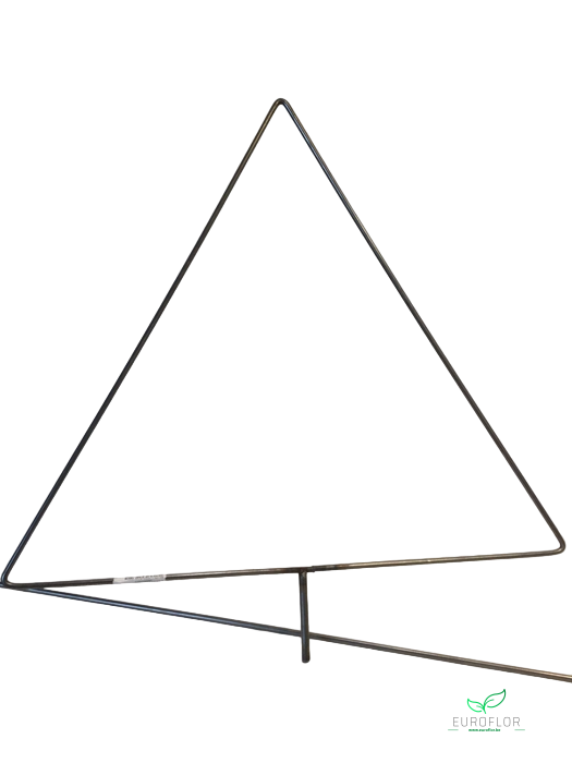 METAL FRAME DRIEHOEK 80X80X80 OP STAAF 180CM