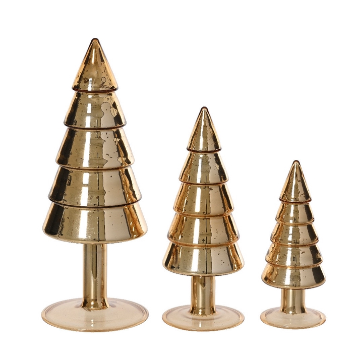 <h4>Kerst Boom glas S/3 d08*21cm</h4>