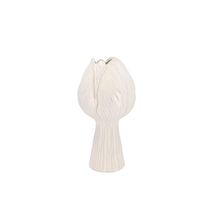 Tulip White Vase Tulip 13x13x27cm Nm