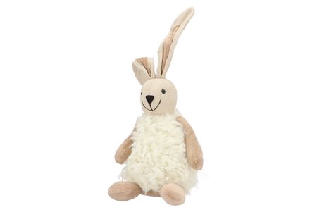 <h4>PLUCHE BUNNY NATURAL MIX ASS 14X12X</h4>