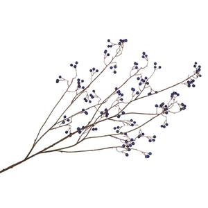 Silk Berry Branched Blue 135cm