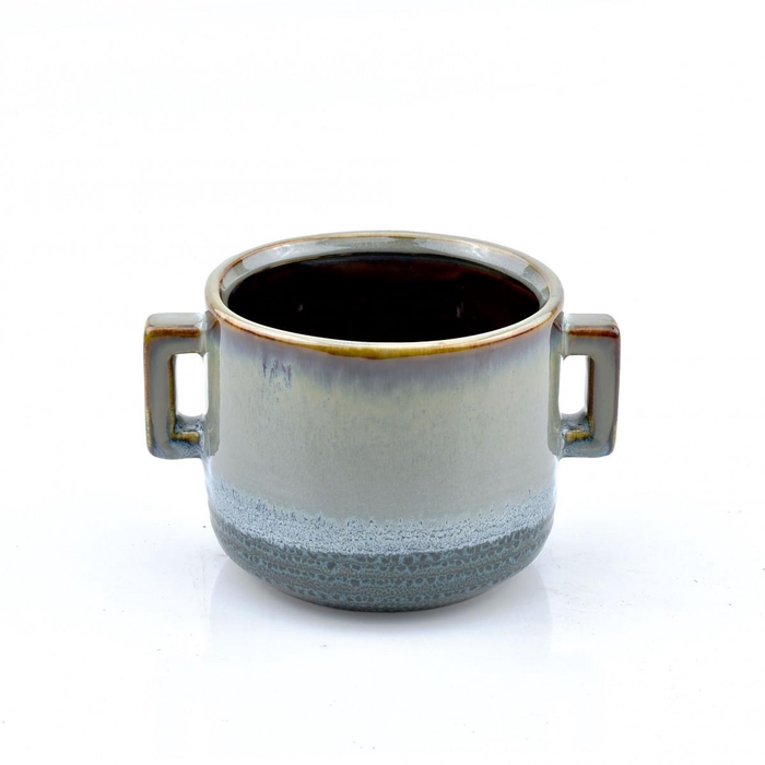 <h4>Keramiek Retro pot+oren d12*10cm</h4>