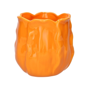 DF03-666830247 - Pot Tulina d14.5/15.5xh15.2 orange