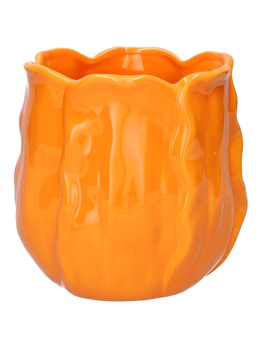 <h4>DF03-666830247 - Pot Tulina d14.5/15.5xh15.2 orange</h4>