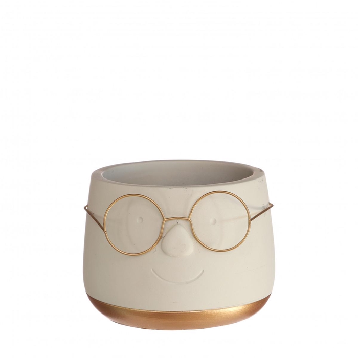 <h4>Keramiek Pot bril d12*9cm</h4>