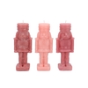 Frosty Nutcracker Sweets Pink Mix Candle 7x7x20cm