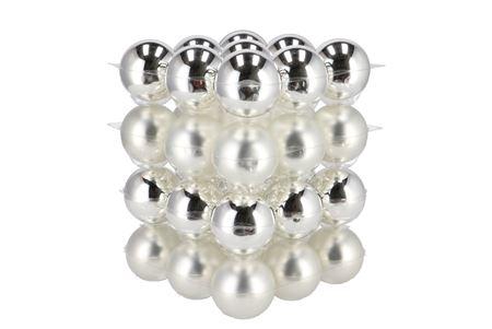 <h4>Glass Ball Glans Combi Zilver 57mm P/36</h4>