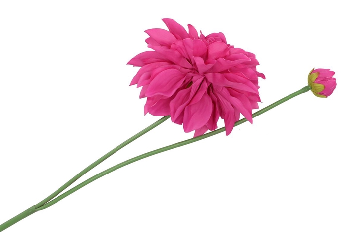 Silk Dahlia Spike Pink 78cm Nm