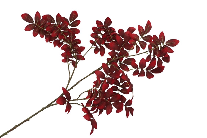 <h4>Silk Leaf Rowan Dark Red 125cm</h4>