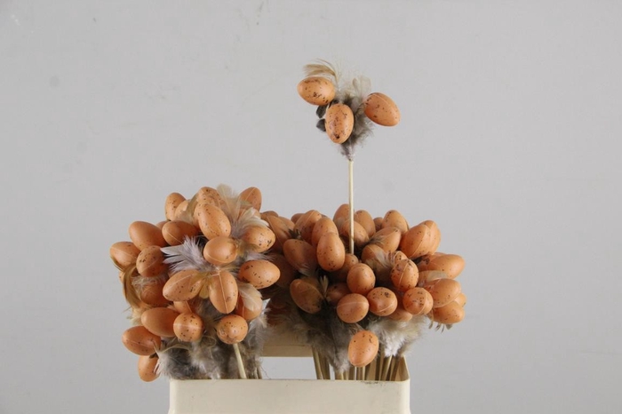 <h4>Stick 3 Eggs+Feather Natural</h4>