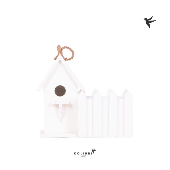 <h4>Kolibri Home Birdhouse white</h4>