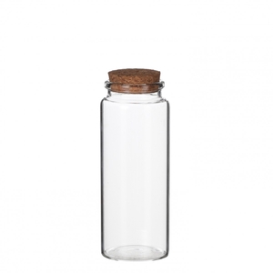 Glass Bottle+cork d04.5*12.5cm