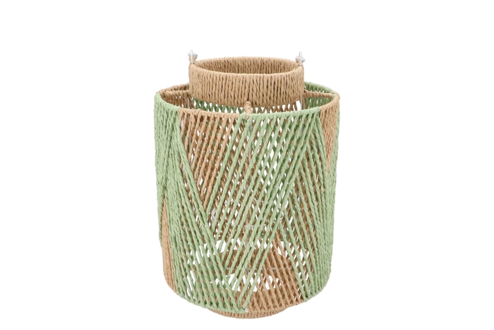 Gaby Pistache Lantern 18x28cm Nm