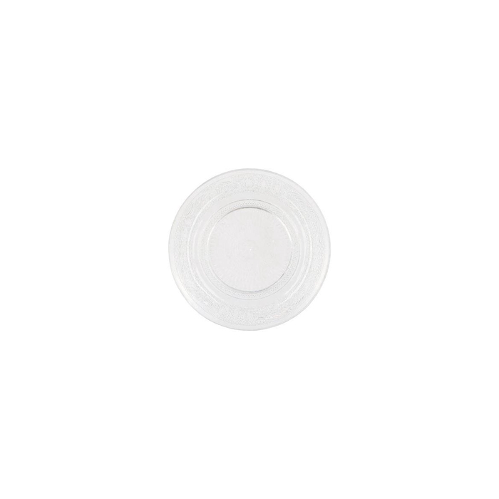 <h4>Dayah Transparent Glass Plate 15x2cm</h4>