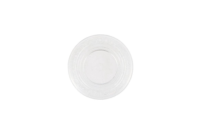 Dayah Transparent Glass Plate 15x2cm