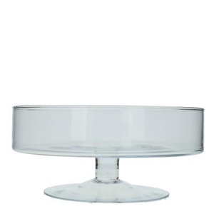 Glass Bowl Foot d29*13cm