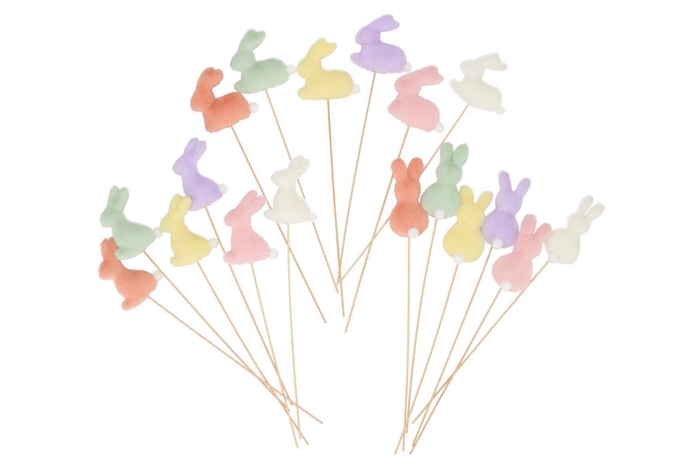 <h4>Easter Fun Pick Dreamy Pastel Mix Rabbits Ass 8x39cm</h4>