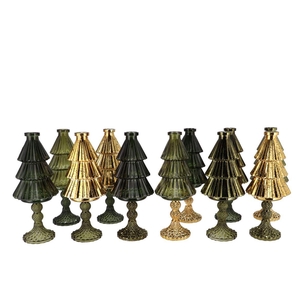 Jazz Majestic Green Vase X-mas Tree Ass 11x28cm Nm