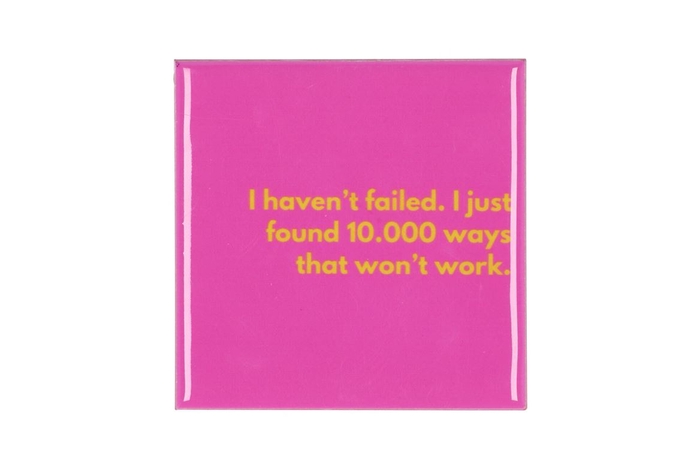 <h4>Tile I Haven't Pink 10x10x1cm Nm</h4>
