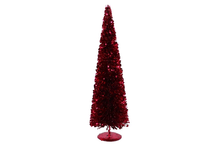 Sparkle Sequins Fuchsia Tree 19x60cm Nm