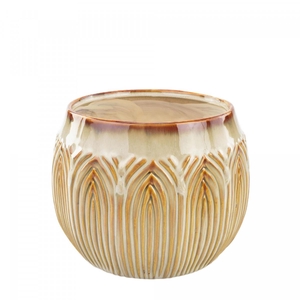 Ceramics Lotus pot d20*15cm