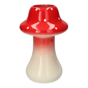 DF00-665481800 - Vase Toadstool1 d8/18xh28.5 red