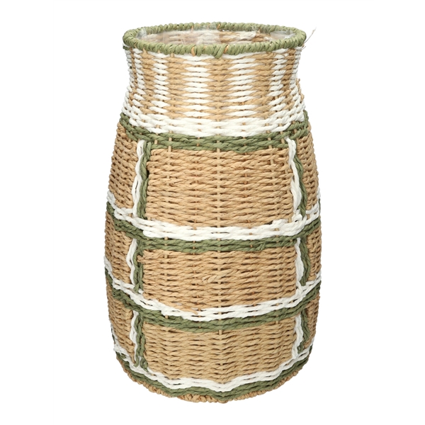 <h4>Basket Falero d20xh41 white\\natural\\green</h4>