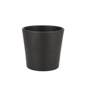 Ceramic Anthracite Matt Pot Orchid 14cm