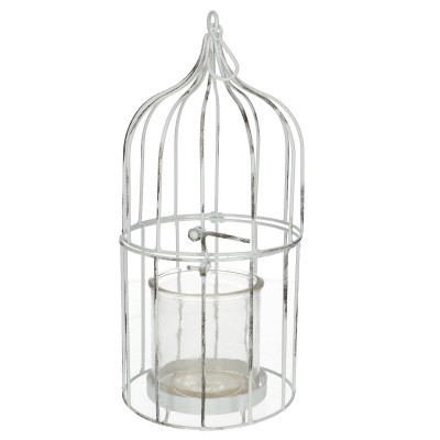 <h4>Homedeco Vogelkooi d12*25cm+glas</h4>