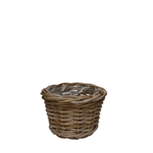 Mandwerk rotan Pot d24*17cm